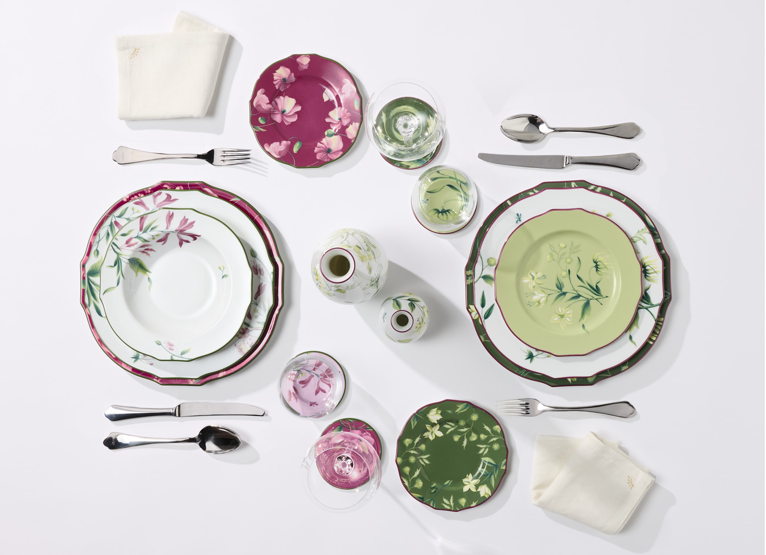 Flat plate Acanto green | Florenza | GINORI 1735